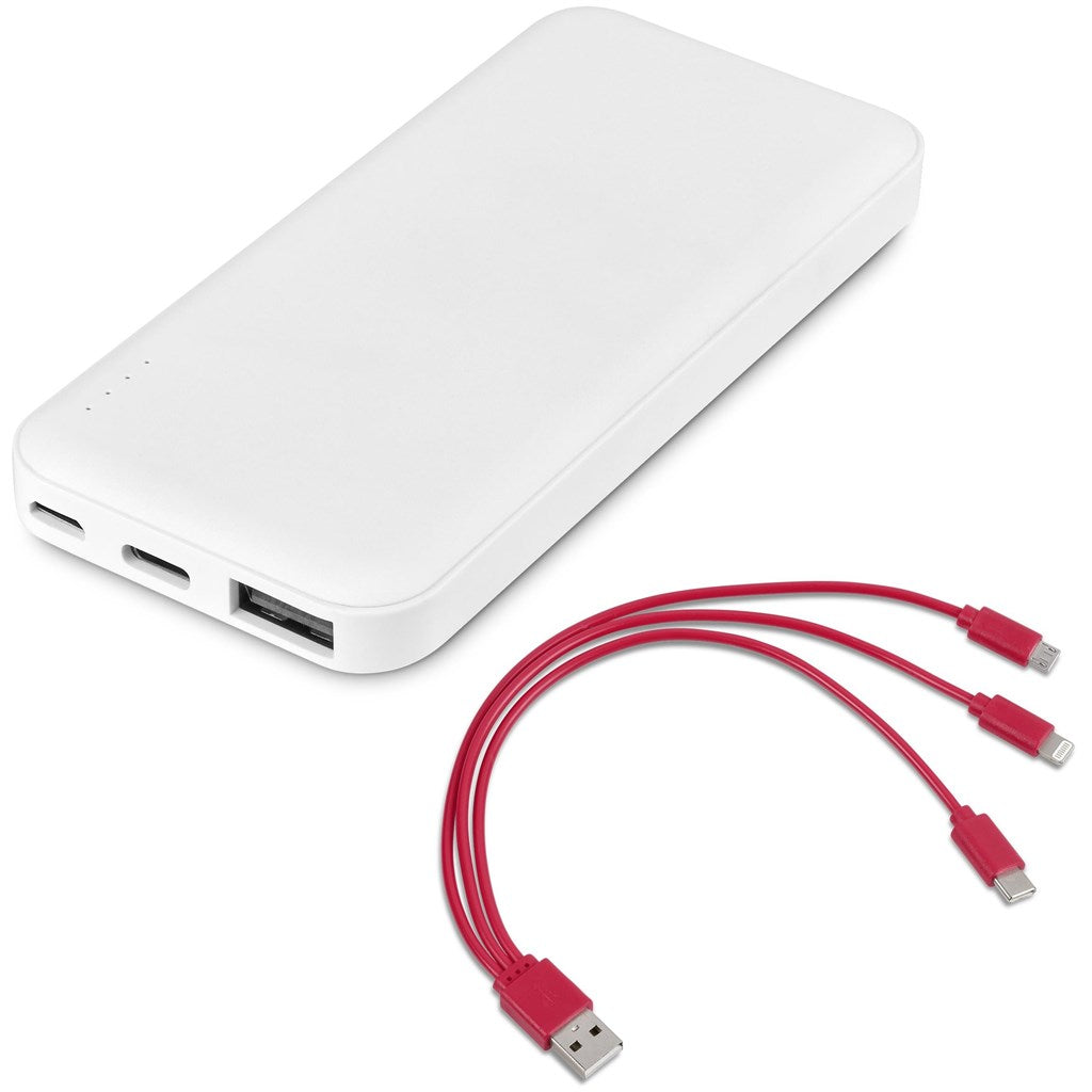 Kingpin White 5 Compact Power Bank - 5,000mAh