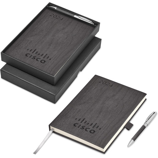 Oakridge 2024 A5 Diary & Pen Set