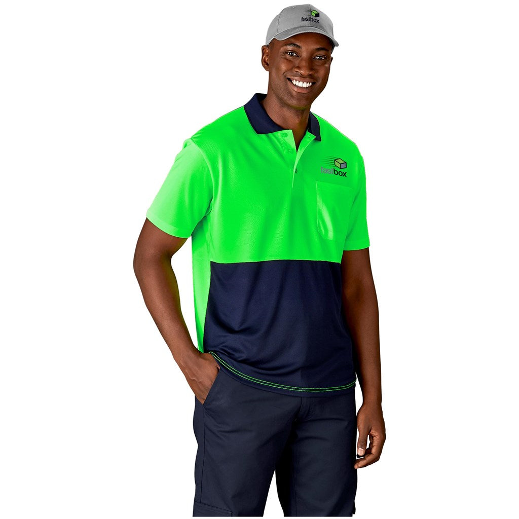 Inspector Two-Tone Hi-Viz Golf Shirt