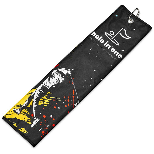 Sample Hoppla Xander Golf Towel - Black