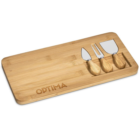 Okiyo Chizu Bamboo Cheese Board Set