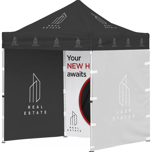 Ovation Sublimated Gazebo 2m X 2m Petite Frame - 3 Full-Wall Skins